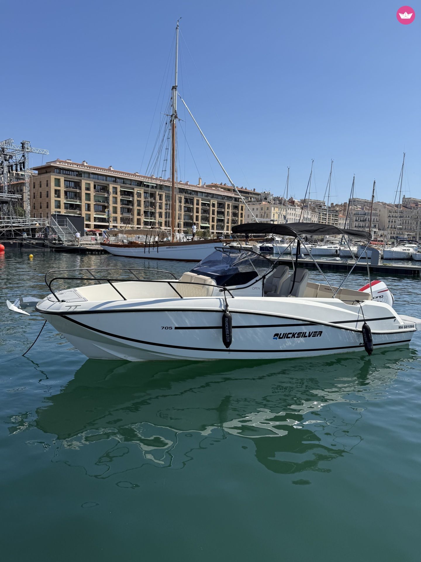 Bateau à moteur Quicksilver 705 150cv