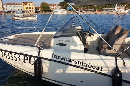 Rental Motorboat Quicksilver Activ 605 Sundeck Fažana