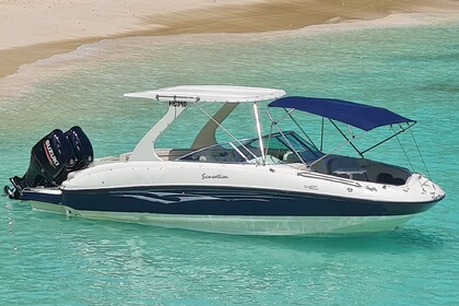 Charter Motorboat Sensation boat and living ltd Sensation 2600 Deck Seychelles