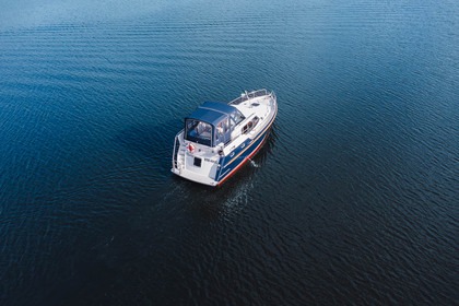 Hyra båt Motorbåt Gruno 35 Classic EXCELLENT Mon Amour Mecklenburgska sjöarna