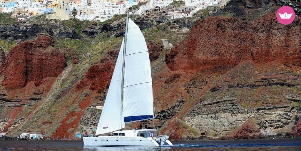 Lagoon 500 in Lavrion  