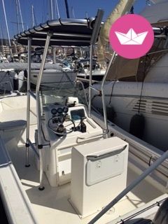 Location Bateau à moteur Omc Kelt White Shark 7 Mètres Ajaccio