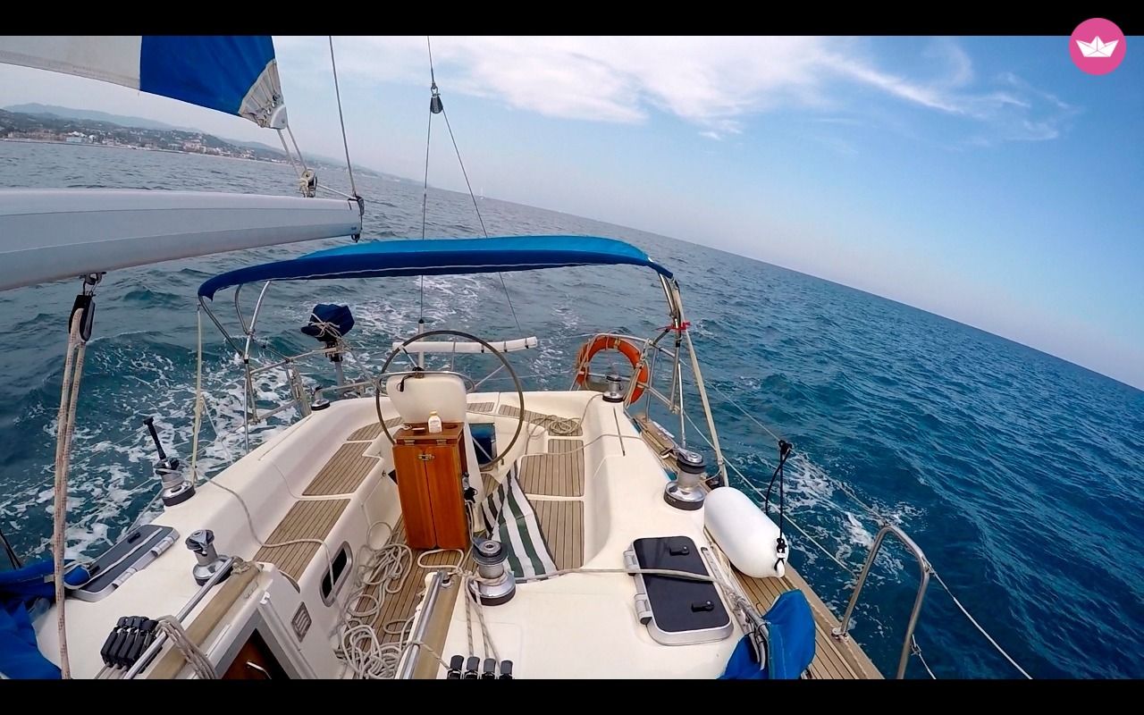 Charter sailboat in Barcelona  
