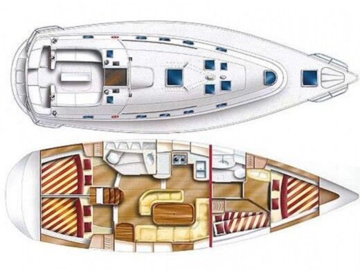Sailboat Dufour Dufour Gib Sea 43 Boat design plan