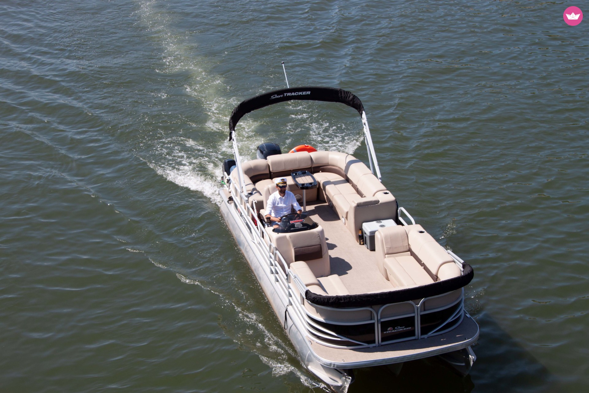 Bateau à moteur Suntracker Party Barge 24 feet 150cv 7