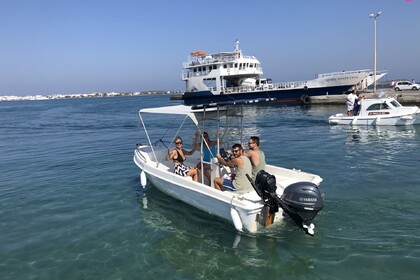 Charter Boat without licence  Man Open 550 Paros