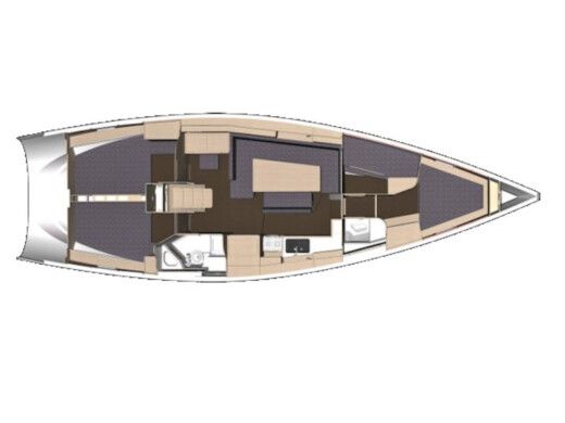 Sailboat Elan Elan Impression 45 boat plan