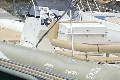 Verhuur RIB Zodiac medline 850 Grimaud
