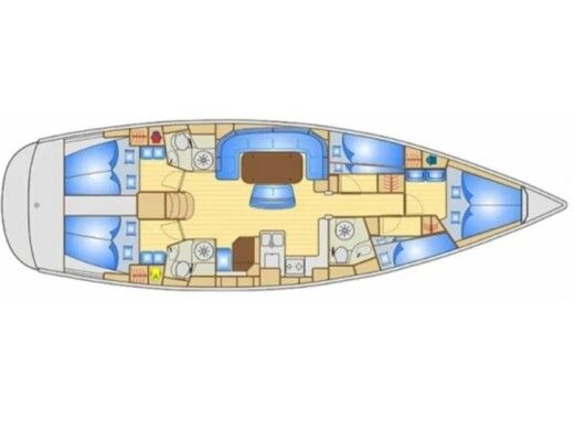 Sailboat Bavaria Bavaria 50 Boat design plan