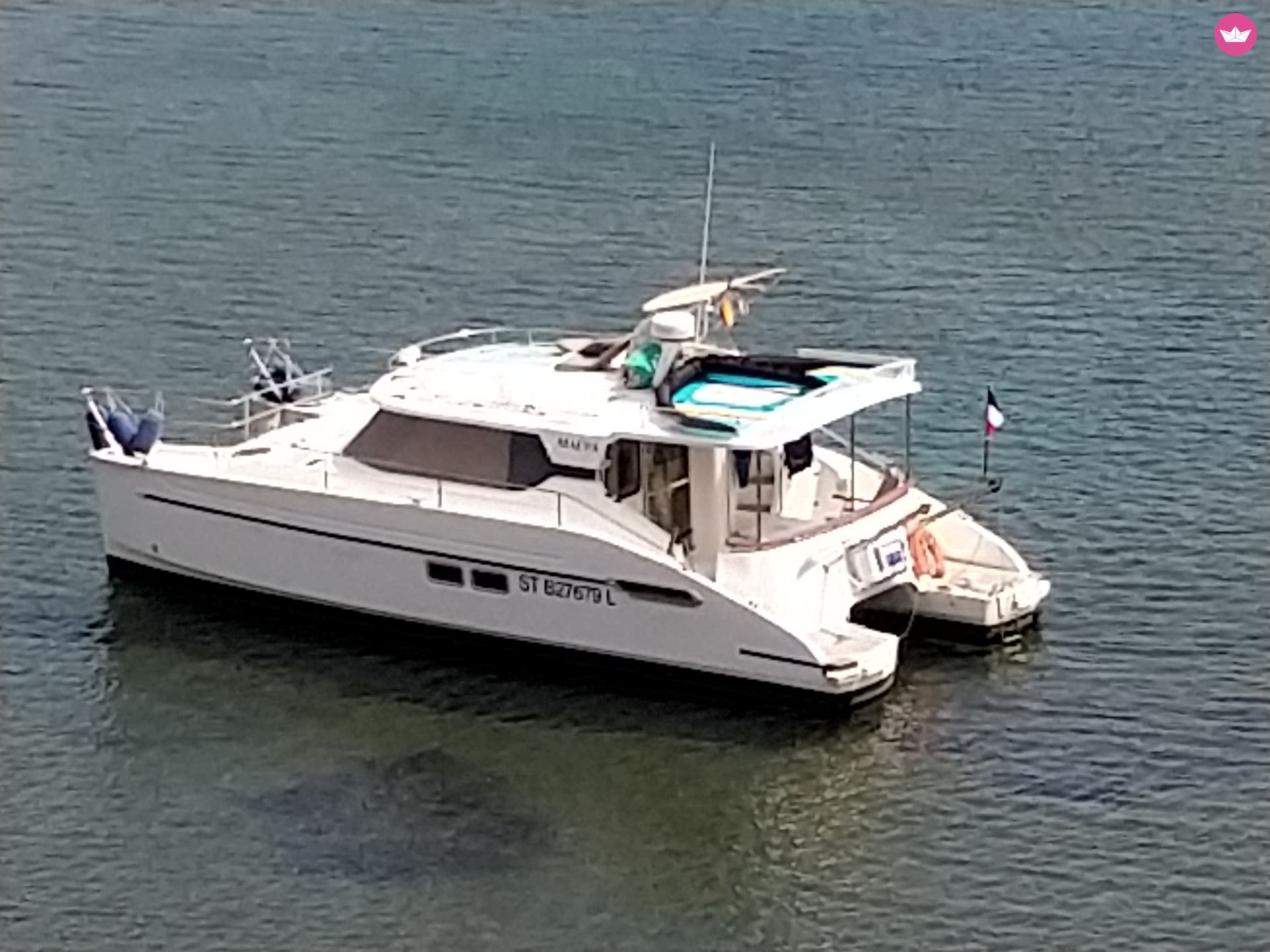 Bateau à moteur Soirée, couché de soleil, balade de nuit Catamaran 180cv 7