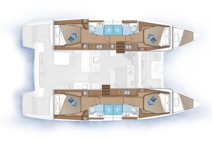 Hire Catamaran Lagoon-Bénéteau Lagoon 46 - 4 + 2 cab. Tunas do Paraná