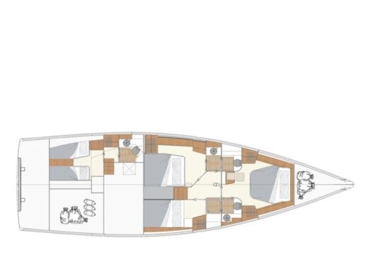 Sailboat  Moody 54 Boat design plan
