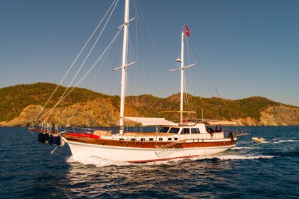 Traditional custom built gulet with a capacity of 10 people