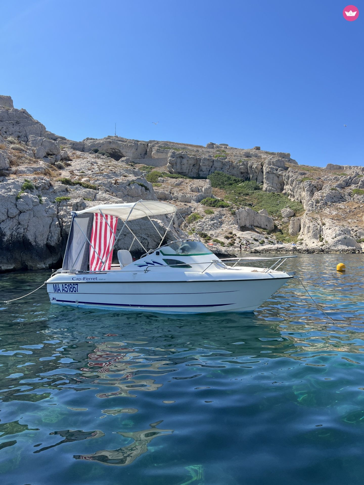 Bateau à moteur B2 Marine cap ferret 550 cabin cruiser 50cv 2
