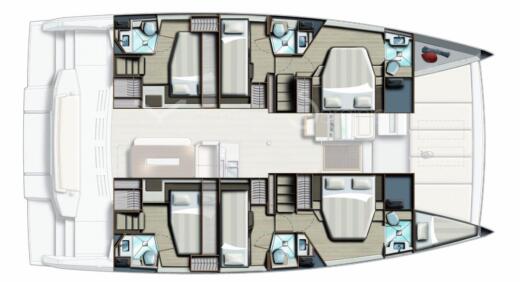 Catamaran Bali - Catana Bali 4.8 Boat design plan