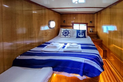 Custom built gulet with a capacity of 7