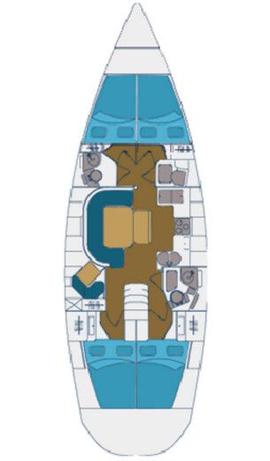 Sailboat Elan Elan 450 boat plan