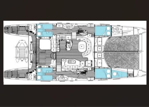 Catamaran CATANA 581 boat plan