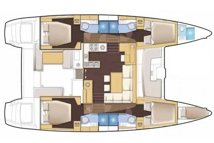 Rental Catamaran  Lagoon 46 Lefkada