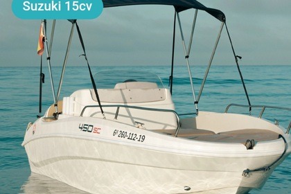 Hire Boat without licence  Remus 450 S'Estanyol de Migjorn
