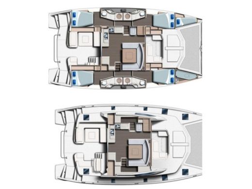 Catamaran  Leopard 48 Boat design plan