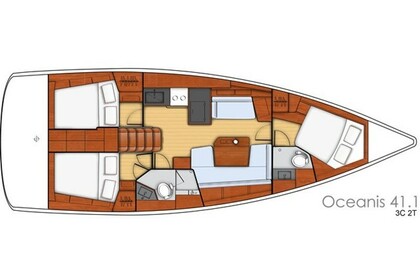 Hire Sailboat  Oceanis 41.1 Orhaniye