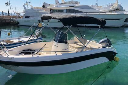 Rental Motorboat POSEIDON Blu Water 170 Santorini