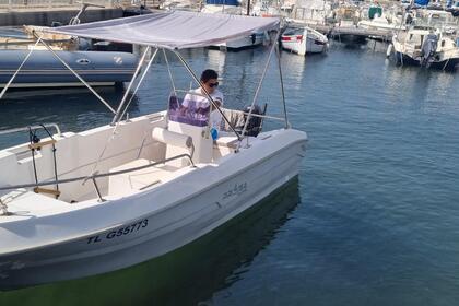 Rental Boat without license  Prusa Coque open 450 La Ciotat