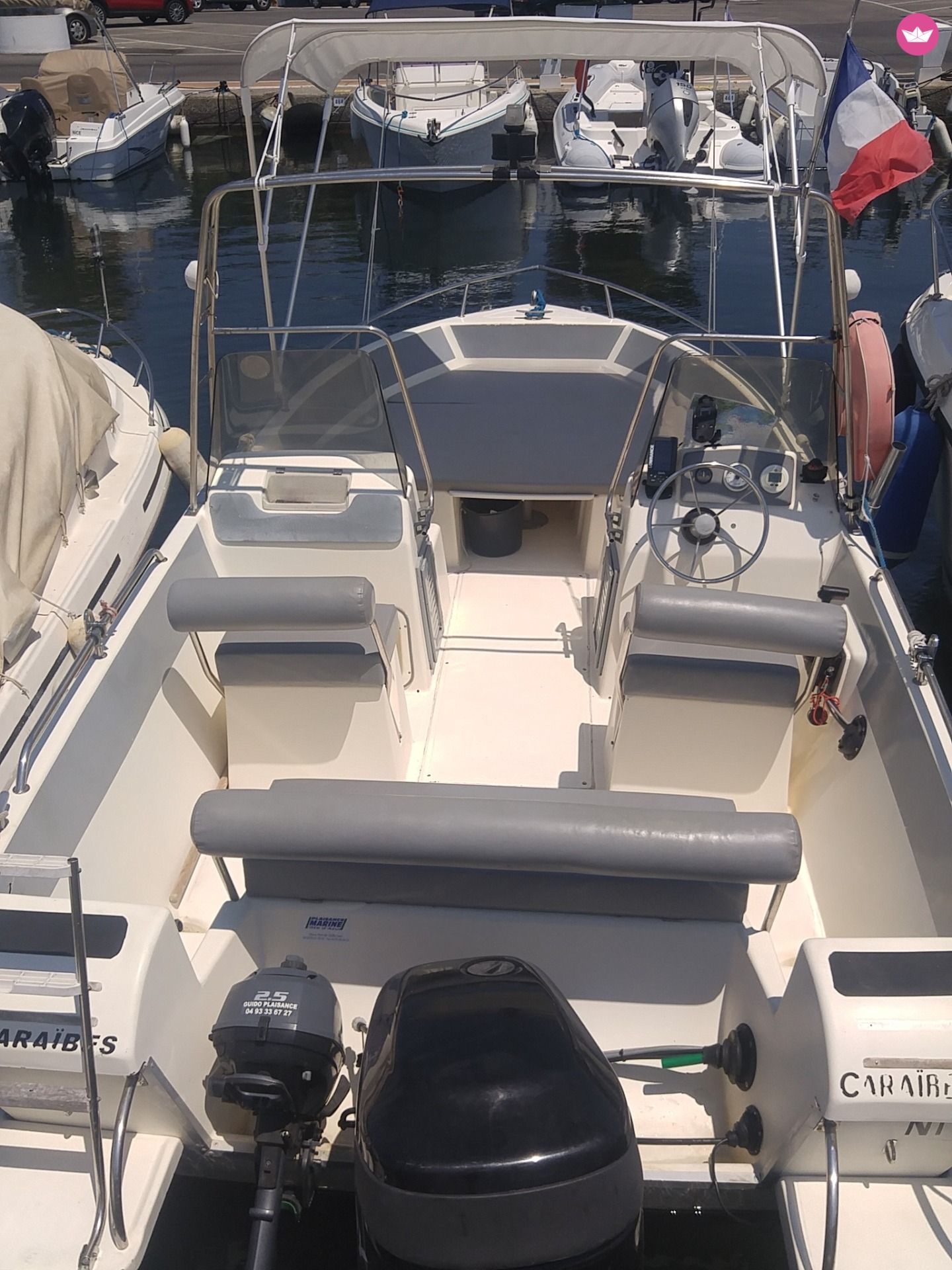 Charter motorboat in Antibes  