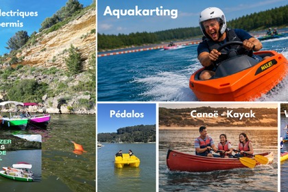 Location Bateau sans permis  Karting sur l'eau Aquakarting Istres