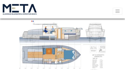 Motorboat META YACHT JMF 32 Plan du bateau