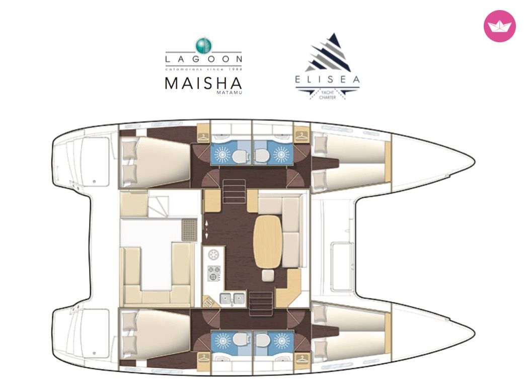Catamaran LAGOON 400 11.98m 5