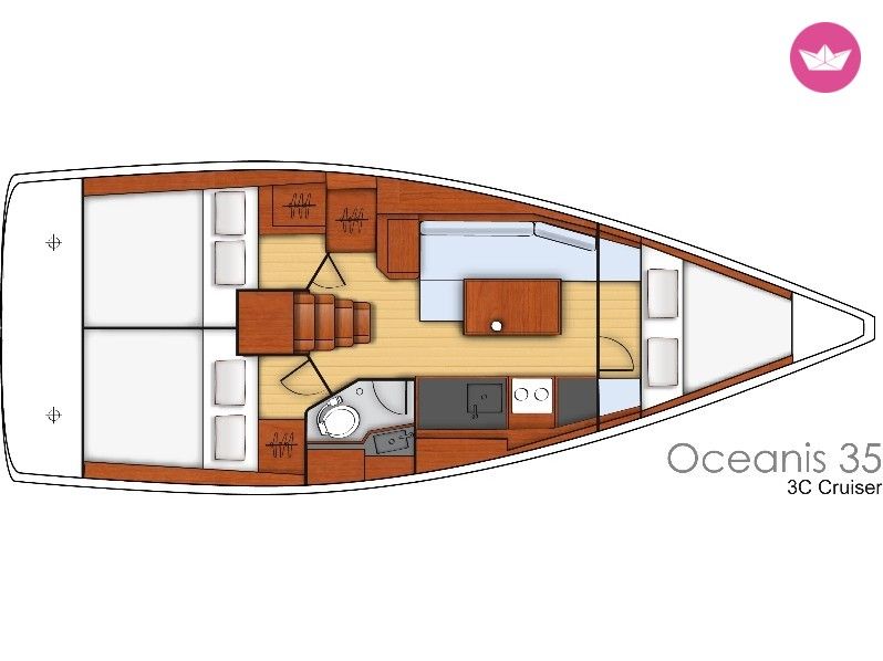 Charter sailboat in Split  