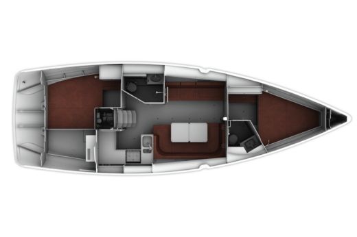 Sailboat Bavaria Cruiser 41 Boat design plan
