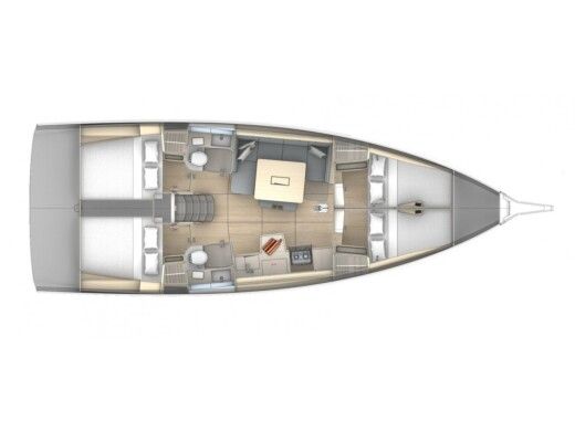 Sailboat  Dufour 41 Boat design plan