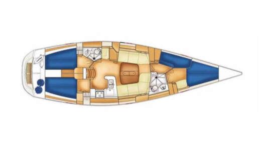 Sailboat X-yachts X-46 Boat design plan