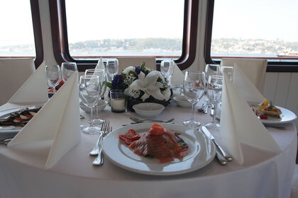 Luxury motor yacht for 120 people B2