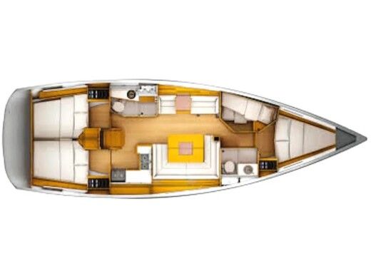 Sailboat  Sun Odyssey 449 Boat design plan