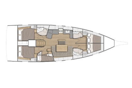 Miete Segelboot  Oceanis 46.1 - 5 cab Pomer