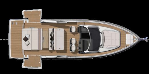 Motorboat Jeanneau DB/43 boat plan