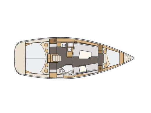 Sailboat ELAN 35 Impression Plan du bateau