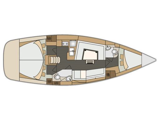 Sailboat  Elan Impression 40 Boat design plan
