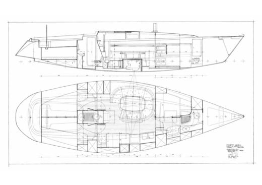 Sailboat Comar Genesi 43 Boat layout