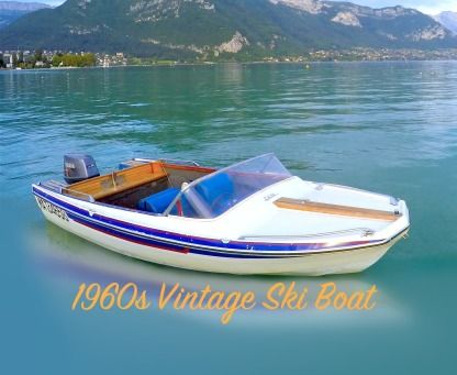 Rental Motorboat 1960S Vintage Ski Boat Rv15 70Ch Annecy