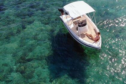 Rental Motorboat Poseidon Blue water 17 40 hp Liapades