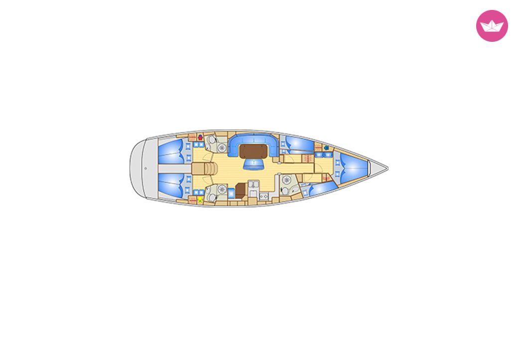 Sailboat Bavaria 50 Cruiser for hire