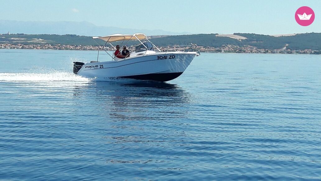 Rental motorboat in Zadar  