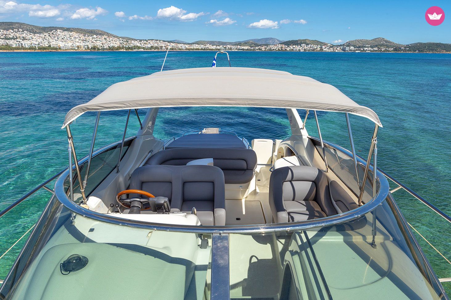 Charter motorboat in Athens  