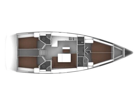 Sailboat BAVARIA 46 CRUISER Boat design plan