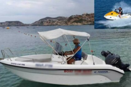 Hire Motorboat POSEIDON Blue water New Edition Heraklion